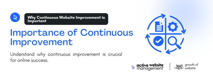 Understand why continuous improvement is crucial for online  success