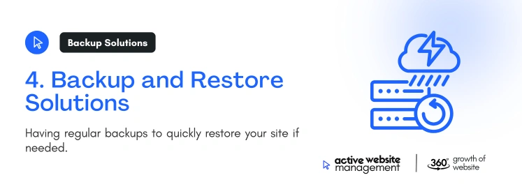 4. Backup and Restore Solutions on Business Website Maintenance: Why Consistent Upkeep Is Critical for Your Success 4. Backup and Restore Solutions on Business Website Maintenance: Why Consistent Upkeep Is Critical for Your Success