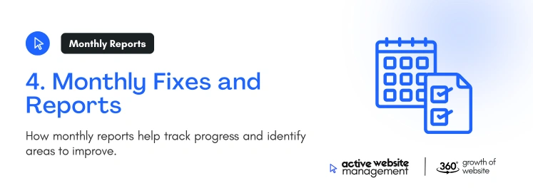 4. Monthly Fixes and Reports on Fix WordPress Issues: A Complete Guide to Troubleshooting and Optimizing Your Website