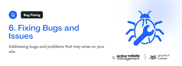 6. Fixing Bugs and Issues on Business Website Maintenance: Why Consistent Upkeep Is Critical for Your Success 6. Fixing Bugs and Issues on Business Website Maintenance: Why Consistent Upkeep Is Critical for Your Success