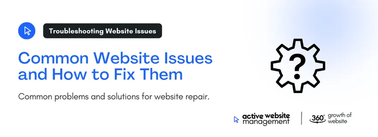 Common problems and solutions for website repair