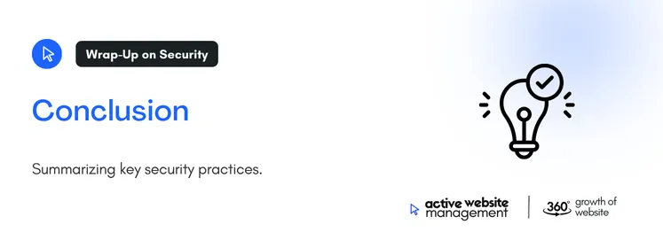 Summarizing key security practices