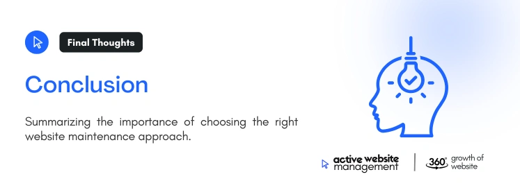 Conclusion 3 on Finding the Best Website Maintenance Agency: Your Ultimate Guide to Seamless Online Success