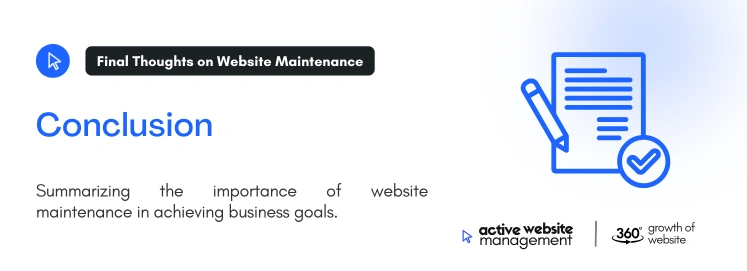 Conclusion The Ultimate Guide to Website Maintenance Everything You Need to Know to Keep Your Website Running Smoothly 1 on Understanding Website Maintenance Costs: What You Need to Know for Effective Budgeting