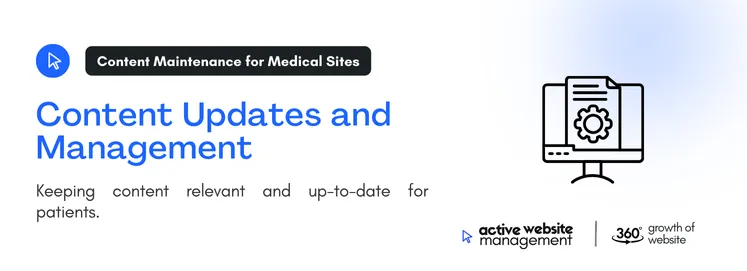 Keeping content relevant and up-to-date for patients 