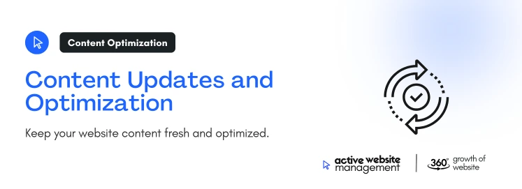 Content Updates and Optimization on Ultimate Guide to Web Page Maintenance: Keeping Your Website Performing at Its Best Keep your website content fresh and optimized.
