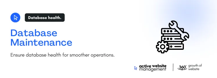 Ensure database health for smoother operations