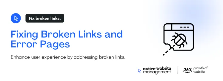 Enhance user experience by addressing broken links