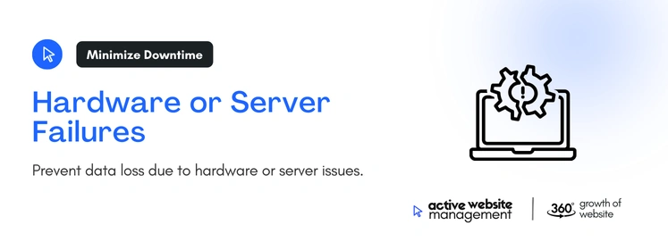 Hardware or Server Failures on Why Regular Backups Are Crucial for Your Website Hardware or Server Failures on Why Regular Backups Are Crucial for Your Website