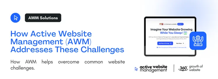 How AWM helps overcome common website challenges