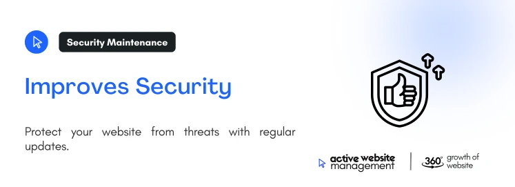 Improves Security on Ultimate Guide to Web Page Maintenance: Keeping Your Website Performing at Its Best Protect your website from threats with regular updates.