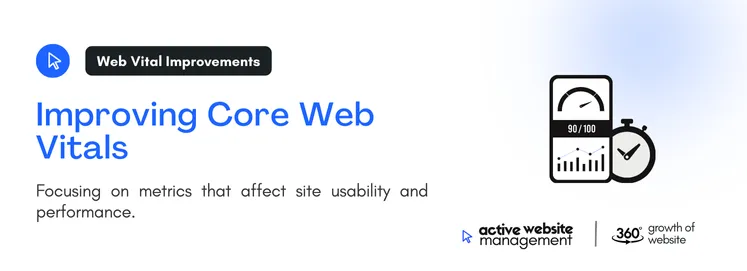 Focusing on metrics that affect site usability and performance