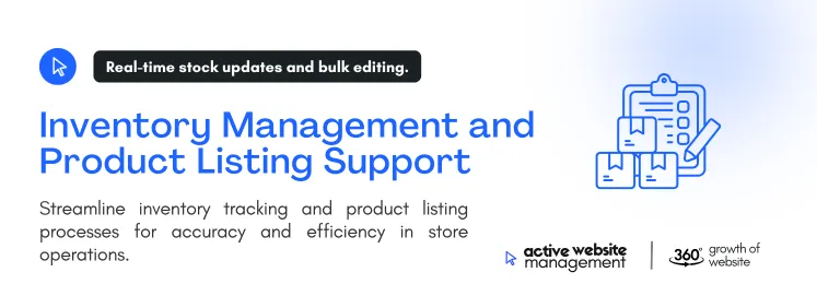 Streamline inventory tracking and product listing processes for accuracy and efficiency in store operations
