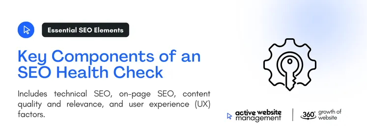 Includes technical SEO om-page SEO, content quality and relevance, and user experience (UX) factors   