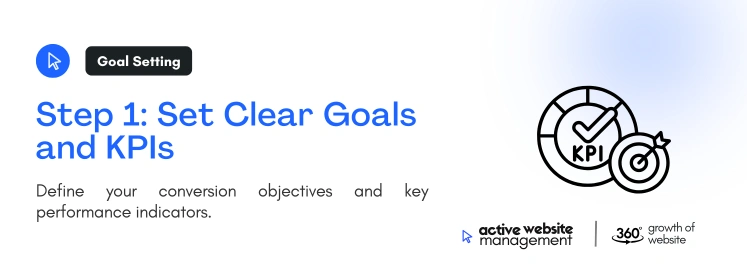 Step 1 Set Clear Goals and KPIs on Website Conversion Rate Optimization: A Step-by-Step Guide