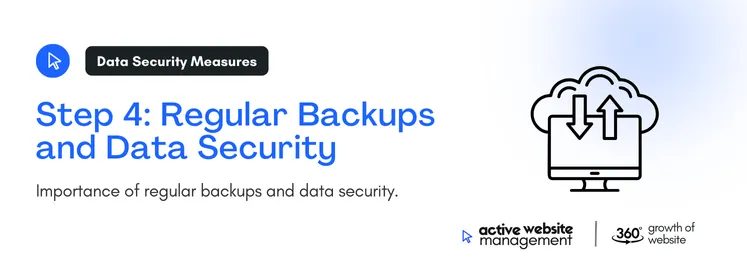 Importance of regular backups and data security