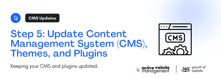 Keeping your CMS and plugins updated