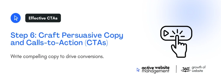 Step 6 Craft Persuasive Copy and Calls to Action CTAs on Website Conversion Rate Optimization: A Step-by-Step Guide Step 6 Craft Persuasive Copy and Calls to Action CTAs on Website Conversion Rate Optimization: A Step-by-Step Guide