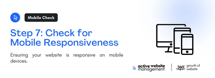 Ensuring your website is responsive on mobile devices