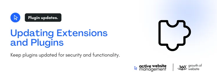 Keep plugins updated for security and functionality