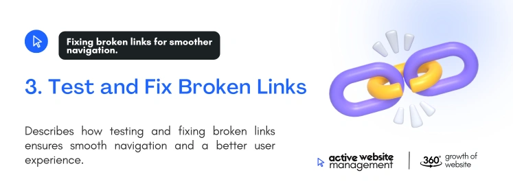 Test and Fix Broken Links