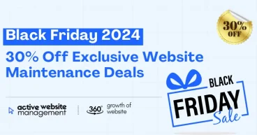 Black Friday 2024: 30% Off Exclusive Website Maintenance Deals – Don’t Miss Out!