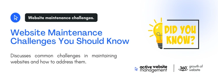 Website Maintenance Challenges You Should Know on Why Small Businesses Need Website Support Plans Website Maintenance Challenges You Should Know