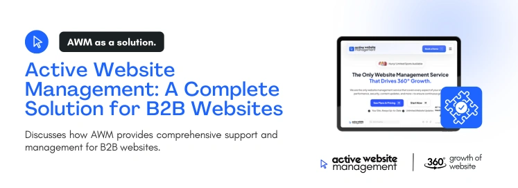 Active Website Management: A Complete Solution for B2B Websites