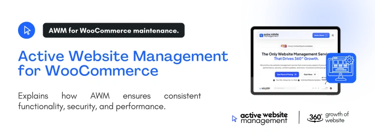 Active Website Management for WooCommerce