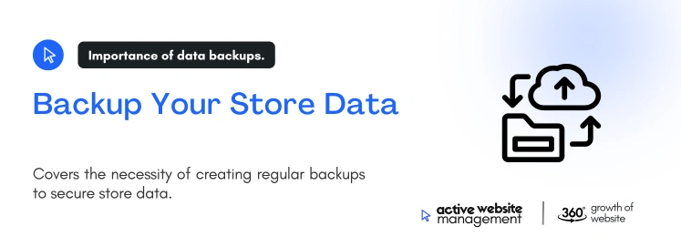 Backup Your Store Data