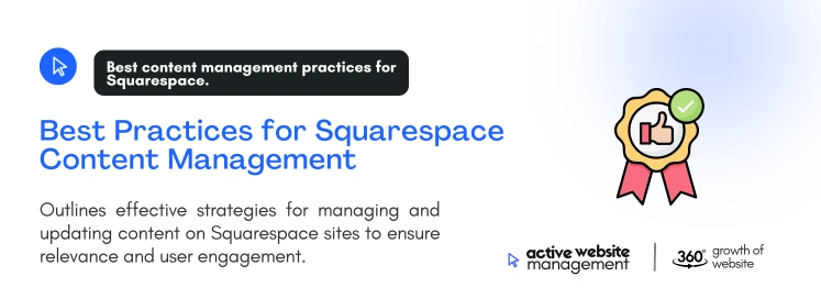 Best Practices for Squarespace Content Management