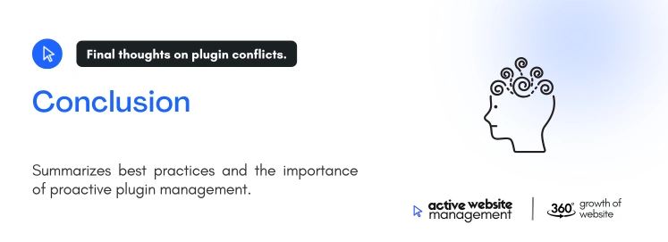 conclusion 2 2 on Diagnosing Website Plugin Conflicts Step-by-Step Conclusion