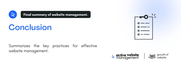 conclusion 20 on 7 Key Features of a Good Magento Website Management Plan