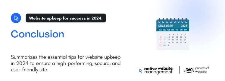 conclusion website upkeep for success in 2024 on Website Upkeep Essentials: 7 Must-Know Tips for 2024 Conclusion
