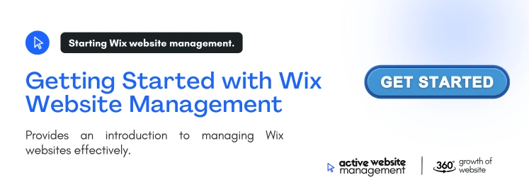 getting started with wix website management on Wix Website Management Tips for Small Businesses