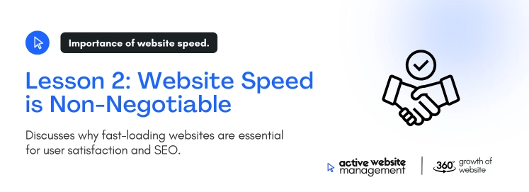 lesson 2 website speed is non negotiable on Lessons from the Best Business Websites of 2025 Lesson 2: Website Speed is Non-Negotiable