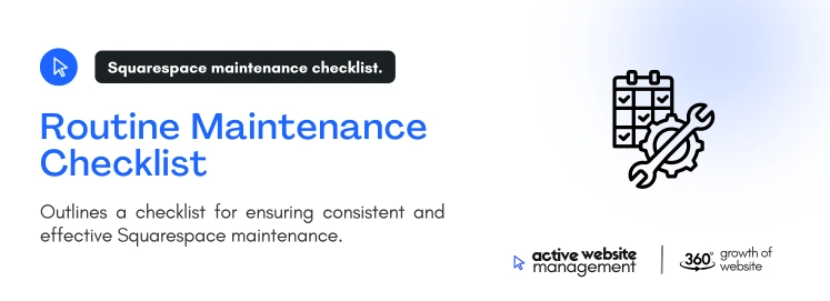 Routine Maintenance Checklist