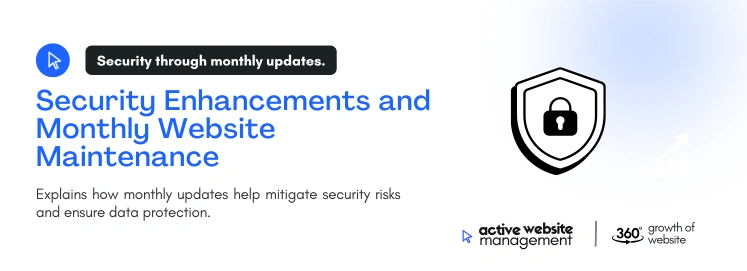 Security Enhancements and Monthly Website Maintenance
