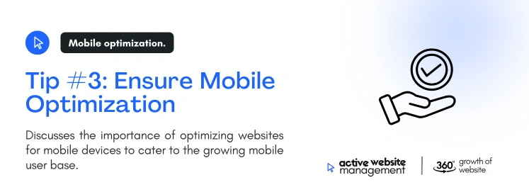 tip 3 ensure mobile optimization on Website Upkeep Essentials: 7 Must-Know Tips for 2024 Ensure Mobile Optimization