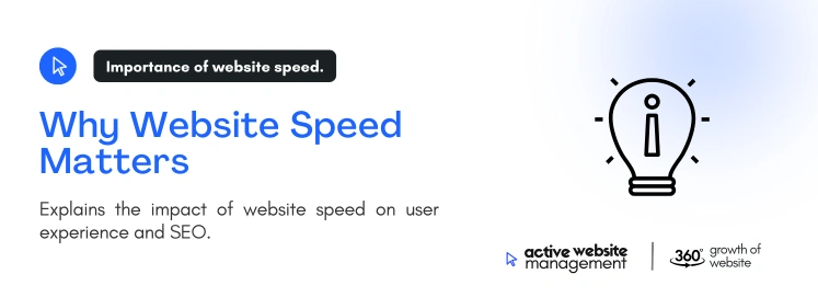 Why Website Speed Matters