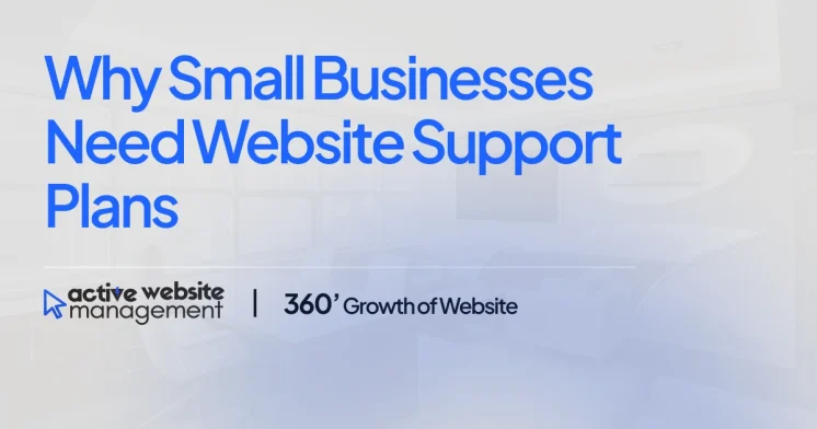 Why Small Businesses Need Website Support Plans