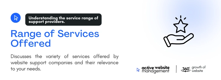 range of services offered on Website Support Services: How to Pick the Right Partner range of services offered on Website Support Services: How to Pick the Right Partner