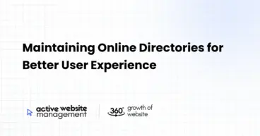 Maintaining Online Directories for Better User Experience