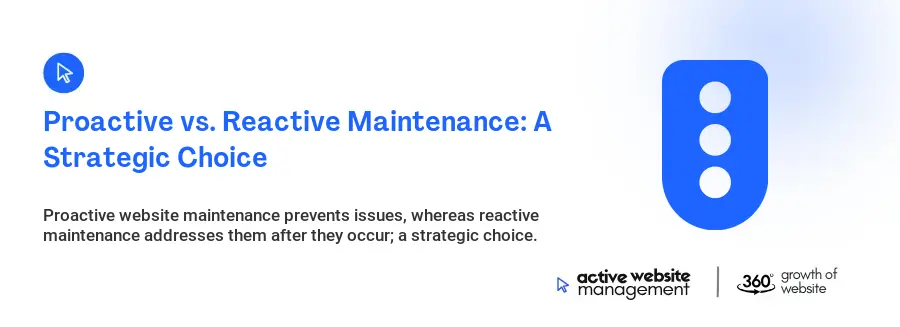 Proactive vs. Reactive Maintenance: A Strategic Choice