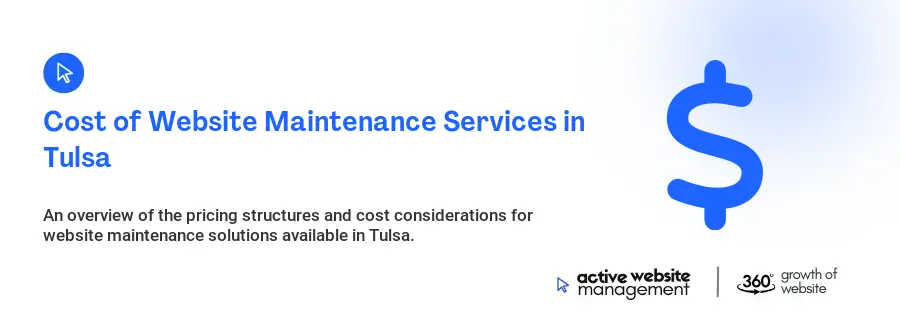 Cost of Website Maintenance Services in Tulsa