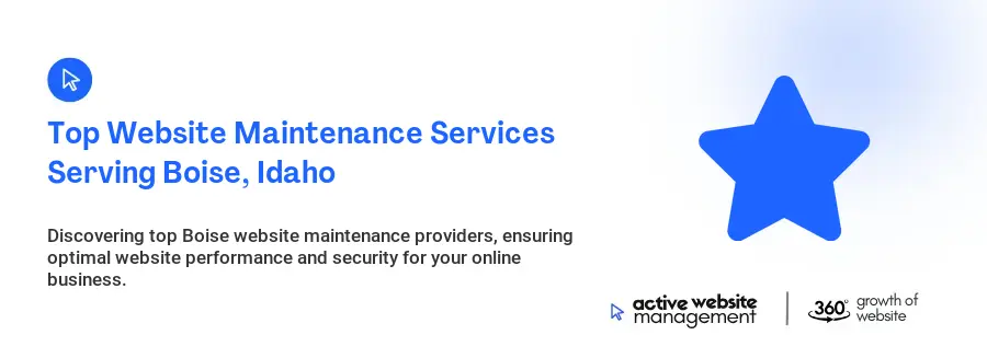 Top Website Maintenance Services Serving Boise, Idaho