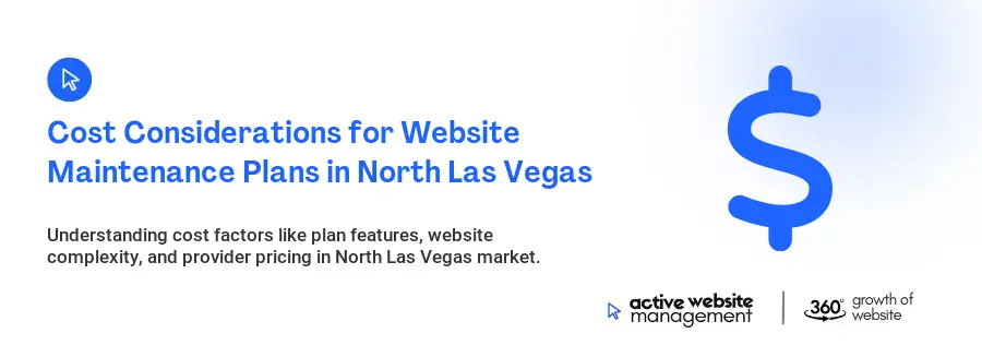 Cost Considerations for Website Maintenance Plans in North Las Vegas
