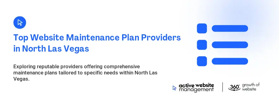 Top Website Maintenance Plan Providers in North Las Vegas