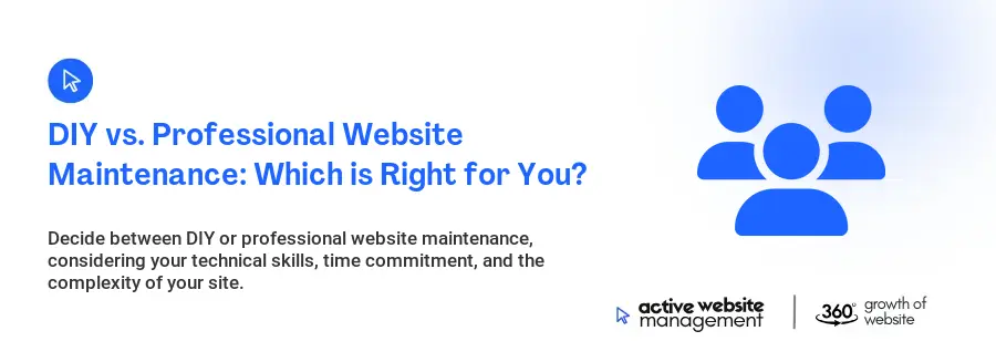 DIY vs. Professional Website Maintenance: Which is Right for You?