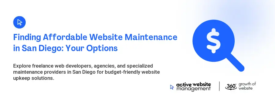 Finding Affordable Website Maintenance in San Diego: Your Options